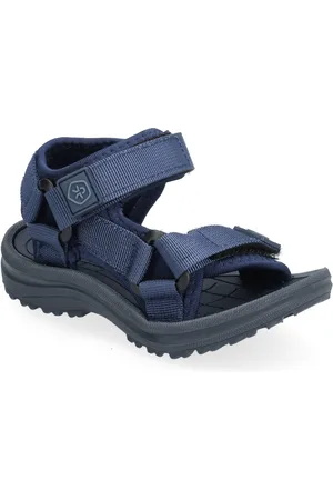 Color Kids Sandals W. Velcro Blue