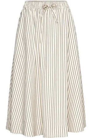 Lollys Laundry Bristolll Midi Skirt Cream