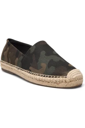 Ralph Lauren Cevio Camo Canvas Espadrille Khaki