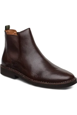 Ralph Lauren Talan Leather Chelsea Boot Brown