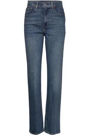 Ralph Lauren High-Rise Straight Jean Blue