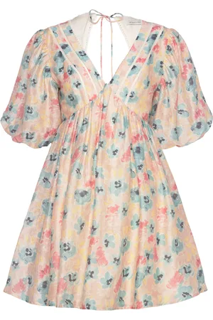 By Malina Adina Open Back Mini Dress Pink