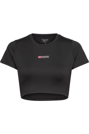 Reebok Lux Bold Crop Tee Black
