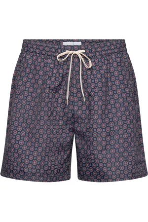 Les Deux Stan Aop Swim Shorts 2.0 Navy