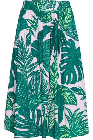 Lollys Laundry Ellall Midi Skirt Green