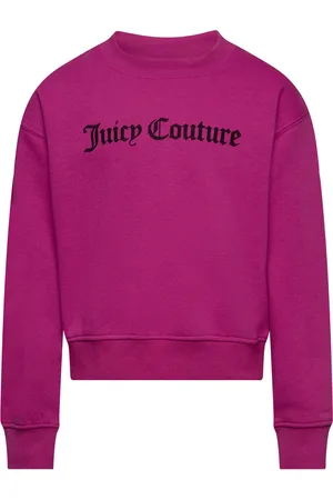 Juicy Couture Juicy Flocked Balloon Crew Purple