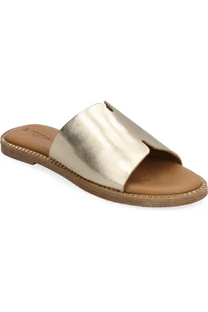 Tamaris Women Slides Gold