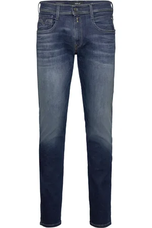 Replay Anbass Trousers Slim Hyperflex Dust Blue