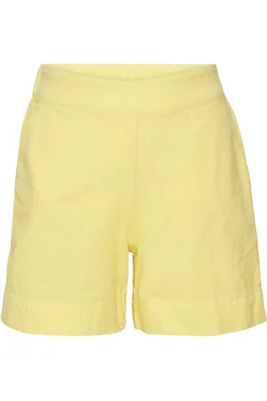 VERO MODA Vmhart Hw Shorts Wvn Girl Yellow