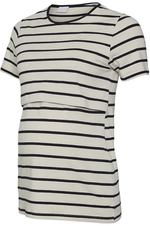 Mama;licious Mleva Yd June Ss Jrs Top 2F A. Patterned