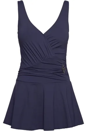 Panos Emporio Venezia Solid Swimsuit Navy