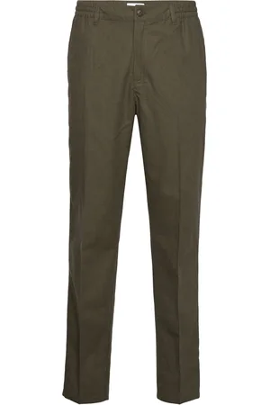 Les Deux Pino Linen Pants Green