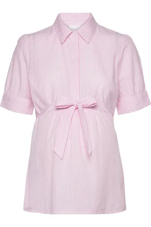 Mama;licious Mlleticia 2/4 Wo Shirt 2F Pink