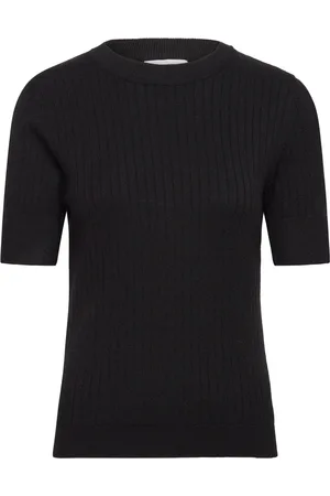 Object Objnoelle S/S Knit T-Shirt Noos Black