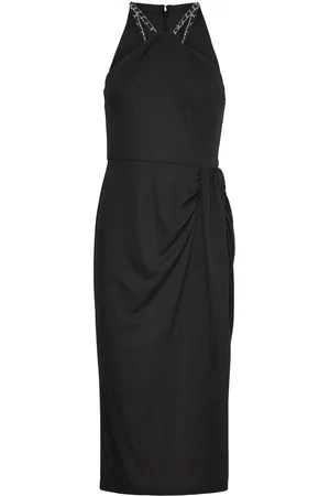 Ralph Lauren Stretch Jersey Halter Dress Black