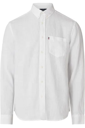Lexington Casual Linen Shirt White
