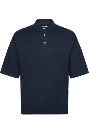JACK & JONES Jcotwill Knit Polo Ss Jack & J S Navy