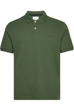 GANT Tipping Ss Pique Polo Khaki