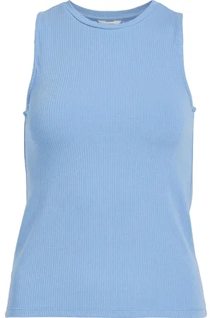 Object Objjamie S/L Tank Top Noos Blue