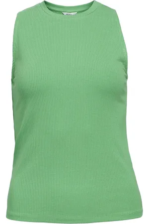 Object Objjamie S/L Tank Top Noos Green