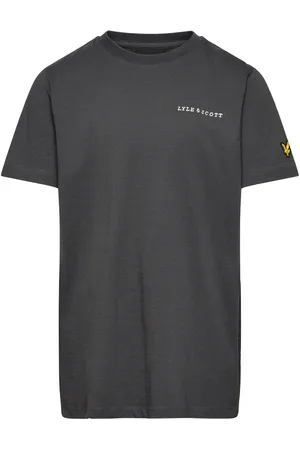 Lyle & Scott Script Embroidered T-Shirt Grey