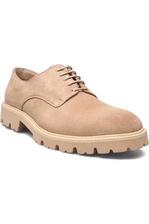 S.T. VALENTIN Lightweight Derby - Grained Leather Beige