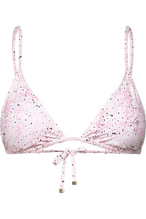 By Malina Fleurine Bikini Top Pink