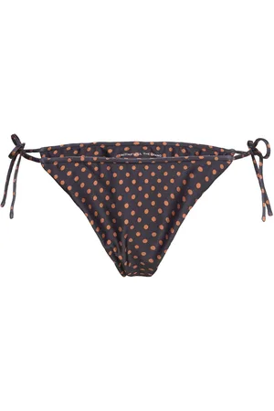FAITHFULL THE BRAND Ludici Bikini Bottoms Navy