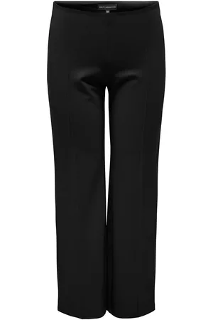 ONLY Carlaurel Hw Pin Str Pant Tlr Black