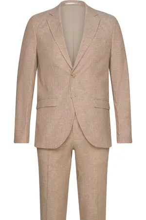 JACK & JONES Jprriviera Linen Suit Slim Fit Sn Jack & J S Beige