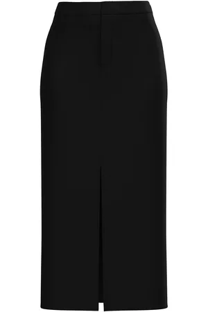 VILA Vivar Hw Long Skirt - Noos Black
