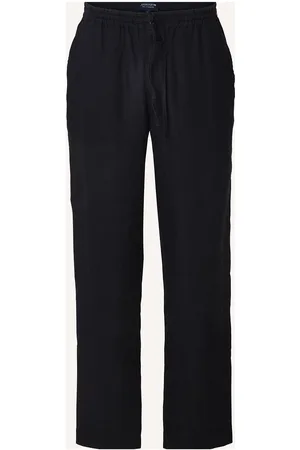 Lexington Casual Linen Pants Black
