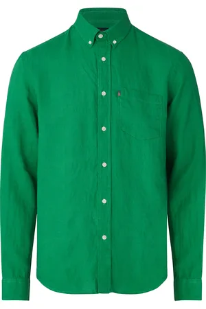 Lexington Casual Linen Shirt Green