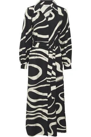 B YOUNG Byibine Aop Dress 2 - Black