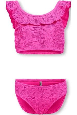 ONLY Kogtropez Structure Bikini Set Acc Pink