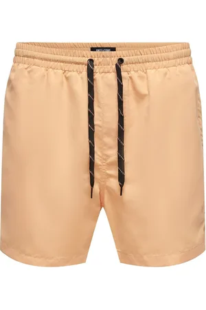 Only & Sons Onsted Life Short Swim Noos Orange
