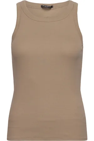 Bruuns Bazaar Katybb Rib Tank Top Khaki