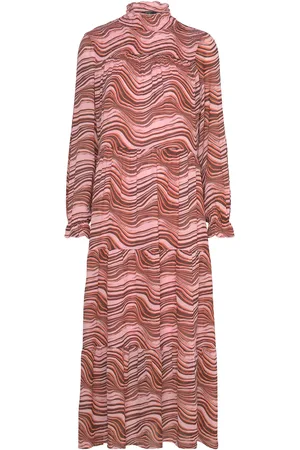 MSCH Mschpanthea Rikkelie Maxi Dress Aop Pink