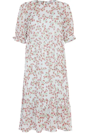 MSCH Mschsatina Ss Dress Aop Blue