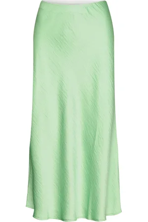 Y.A.S Pastella Hw Midi Skirt - Noos Green