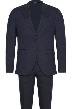 JACK & JONES Jprriviera Linen Suit Slim Fit Sn Jack & J S Navy