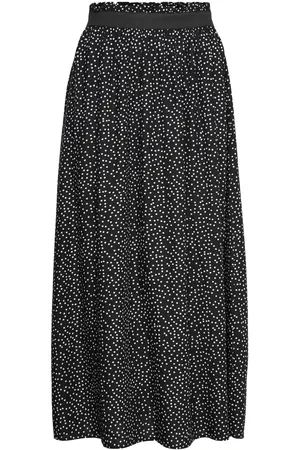 ONLY Onlvenedig Aop Life Long Skirt Wvn Noos Black