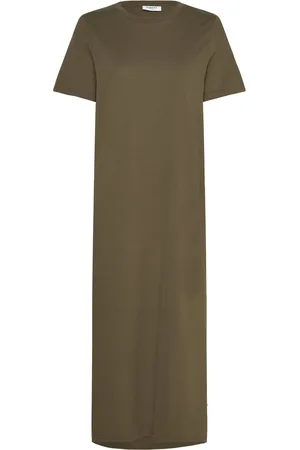 MSCH Mschliv Organic Ss Dress Khaki