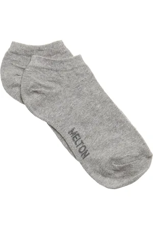 Melton Cotton Sneaker Socks Grey