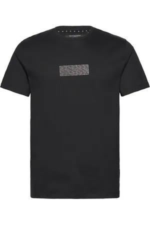 French Connection Repeat Logo Graphic Tee Black
