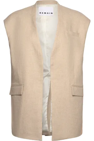 REMAIN Birger Christensen Over D Vest Beige