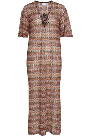 VILA Vimarlee 3/4 Kaftan/Ef Brown