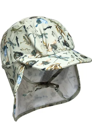 Mikk-Line Swim Hat W. Print - Recycled Green
