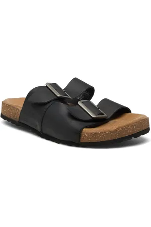 JACK & JONES Jfwlouis Leather Sandal Jack & J S Black