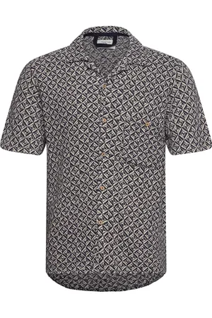 Percival Viscount Cuban Shirt Black